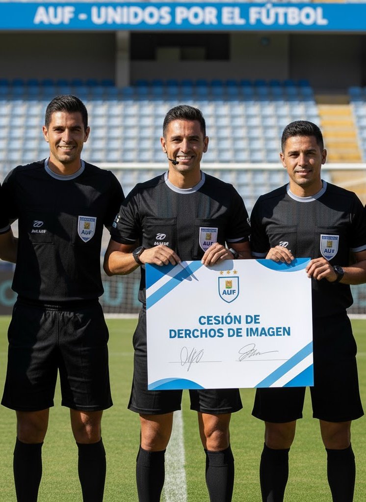 📺DERECHOS DE IMAGEN DE LOS ÁRBITROS

✍️Para el 2026, la <a href="/AUFOficial/">AUF</a> evalúa que todos los árbitros firmen la cesión de su derecho de imagen a favor de la Asociación, siguiendo el modelo que aplica la <a href="/CONMEBOL/">CONMEBOL.com</a> con los árbitros FIFA.

🤔¿Qué hará <a href="/audafgremial/">AUDAF</a> si esto se concreta?