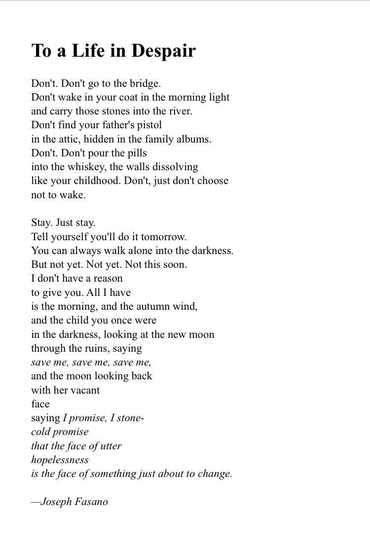 I hope this reaches you.