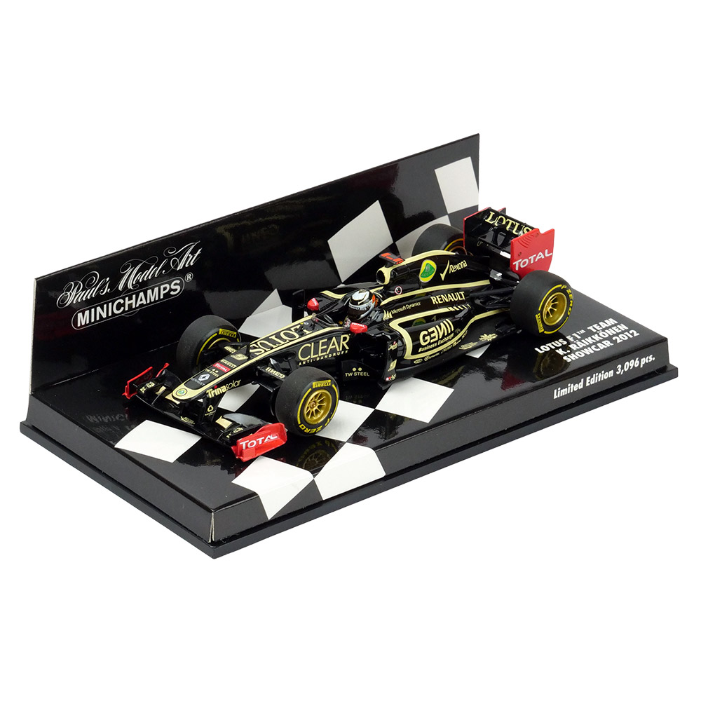 サカイヤ様　　F1ミニカーロータス　ライコネン　2012年 ミニチャンプス MINICHAMPS 1/43スケール ロータス F1チーム