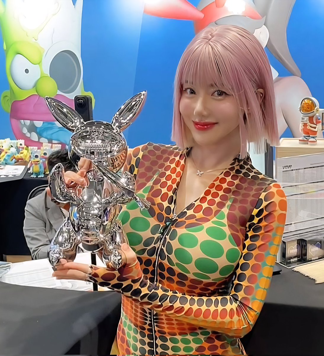 DJ Soda with my Chrome Grin Rabbit releases by VeVe