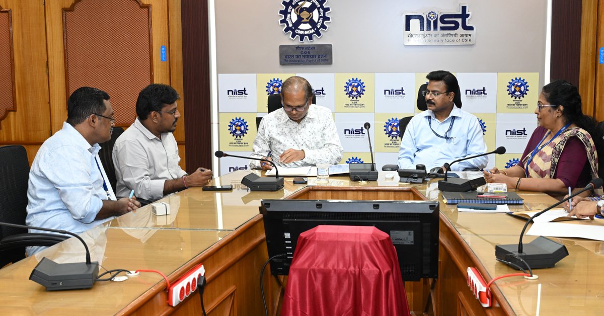 NIT_Agartala's tweet image. MoU Signed Between NIT Agartala and CSIR NIIST, Thiruvananthapuram
🔬🌿 A Step Towards Regional Innovation & Sustainable Development