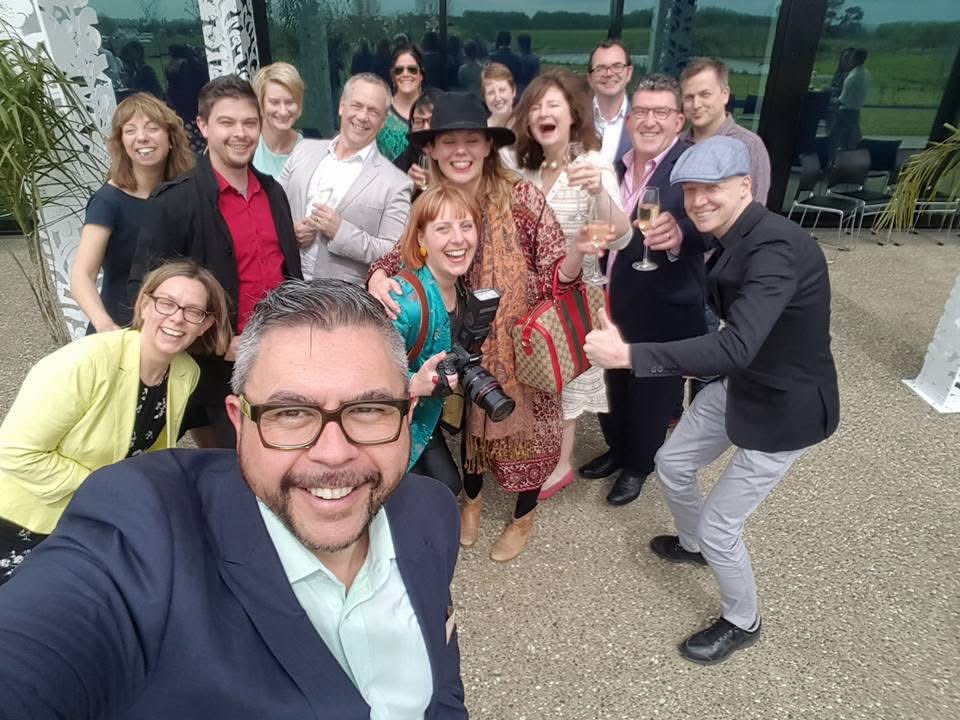 WebTaniwha's tweet image. Flashback to 8 years ago today when we were celebrating the engagement of @chamfy + @dileepa_fonseka at @ZealongTea Estate. Two powerhouse brands + icons coming together. We looked so young &amp;amp; fresh 🤣 #lovethetron