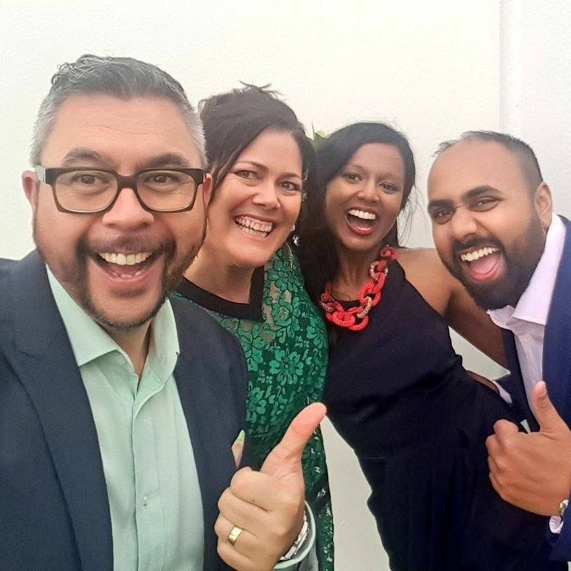 WebTaniwha's tweet image. Flashback to 8 years ago today when we were celebrating the engagement of @chamfy + @dileepa_fonseka at @ZealongTea Estate. Two powerhouse brands + icons coming together. We looked so young &amp;amp; fresh 🤣 #lovethetron