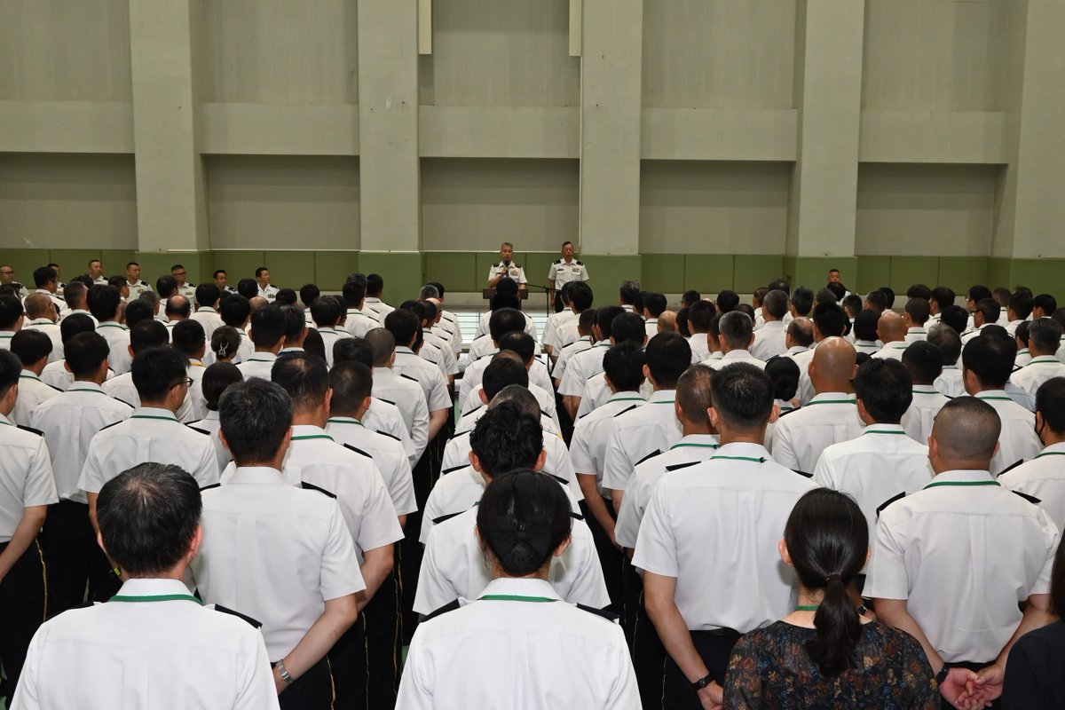 陸上自衛隊 #教育訓練研究本部 は、最先任上級曹長の交代式を実施しま