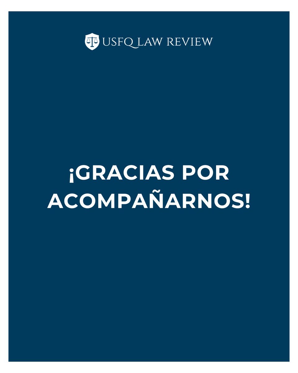 El 22 de septiembre de 2025, la USFQ Law Review realizó las Jornadas de Derecho Civil.

Un espacio de diálogo y reflexión sobre los retos y transformaciones del Derecho Civil en Ecuador.
Gracias a todos quienes hicieron posible este encuentro.

Parte No. 3.