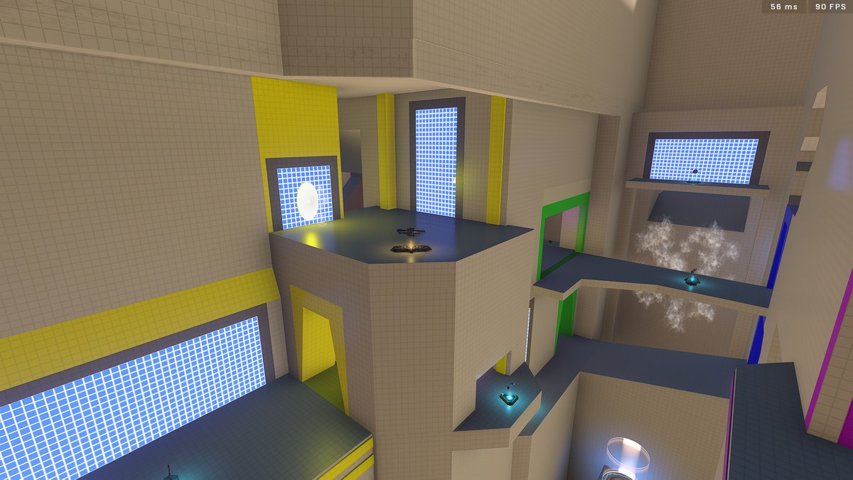 CodePhoenix's tweet image. If you guys happen to play @Halo Infinite, @KomaBlader and I rebuilt this map within Halo, just look up "Splitgate Abyss" ! Stationary portals that also work! Super excited to see Abyss return in Splitgate 2, a fan favorite created by @BlazeDillon !