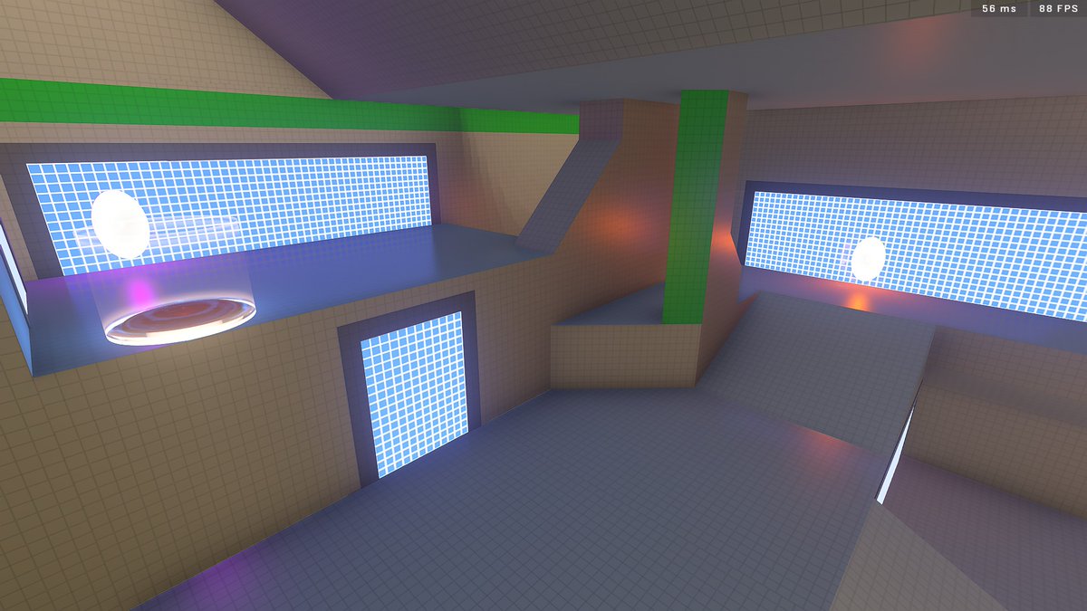 CodePhoenix's tweet image. If you guys happen to play @Halo Infinite, @KomaBlader and I rebuilt this map within Halo, just look up "Splitgate Abyss" ! Stationary portals that also work! Super excited to see Abyss return in Splitgate 2, a fan favorite created by @BlazeDillon !