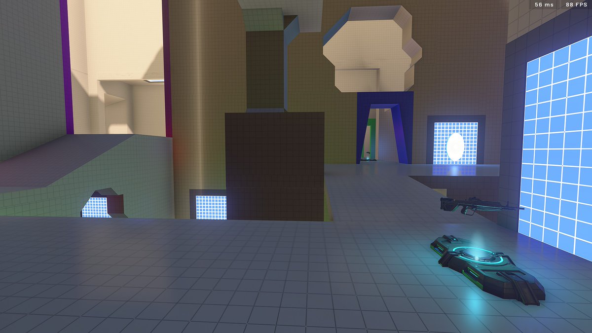 CodePhoenix's tweet image. If you guys happen to play @Halo Infinite, @KomaBlader and I rebuilt this map within Halo, just look up "Splitgate Abyss" ! Stationary portals that also work! Super excited to see Abyss return in Splitgate 2, a fan favorite created by @BlazeDillon !
