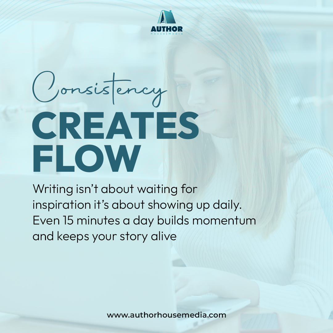 MediaAutho51050's tweet photo. Creativity grows with consistency. Writing routines don’t cage you they set you free.
Swipe for tips to design your perfect author routine.

#AuthorHouseMedia #eBookWriting #AuthorLife #DigitalPublishing #WritingCommunity #SelfPublishing #WritersJourney #eBookAuthors https://t.co/qhOvoPBFeu