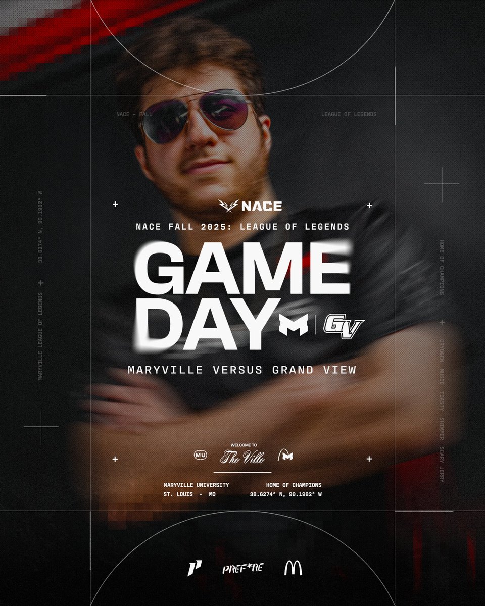 MaryvilleGG's tweet photo. Spend your evening with the #MULoL squad as we take on @GVUEsports 🕶️
Match starts @ 7:30! ⬇️ https://t.co/9i6i2GBL6e