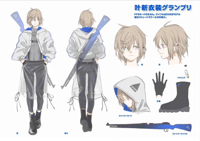 衣装のイラコンこんなん応募したな〜懐かしくなった。かなーえはFPS服が欲しくてズハさんはゆるっとした物が見たかった👔 