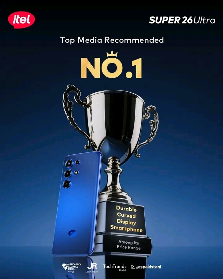 oyemademic's tweet photo. @itelNigeria #whyiloveSUPER26Ultra it brings flagship experience at a friendly price! That 144Hz curved AMOLED is smooth like butter, and the 6000mAh battery just keeps going, it’s tough Gorilla Glass 7i IP65 protection? It’s beauty and strength in one device. #itelSUPER26Ultra https://t.co/zmL3h4zhWj