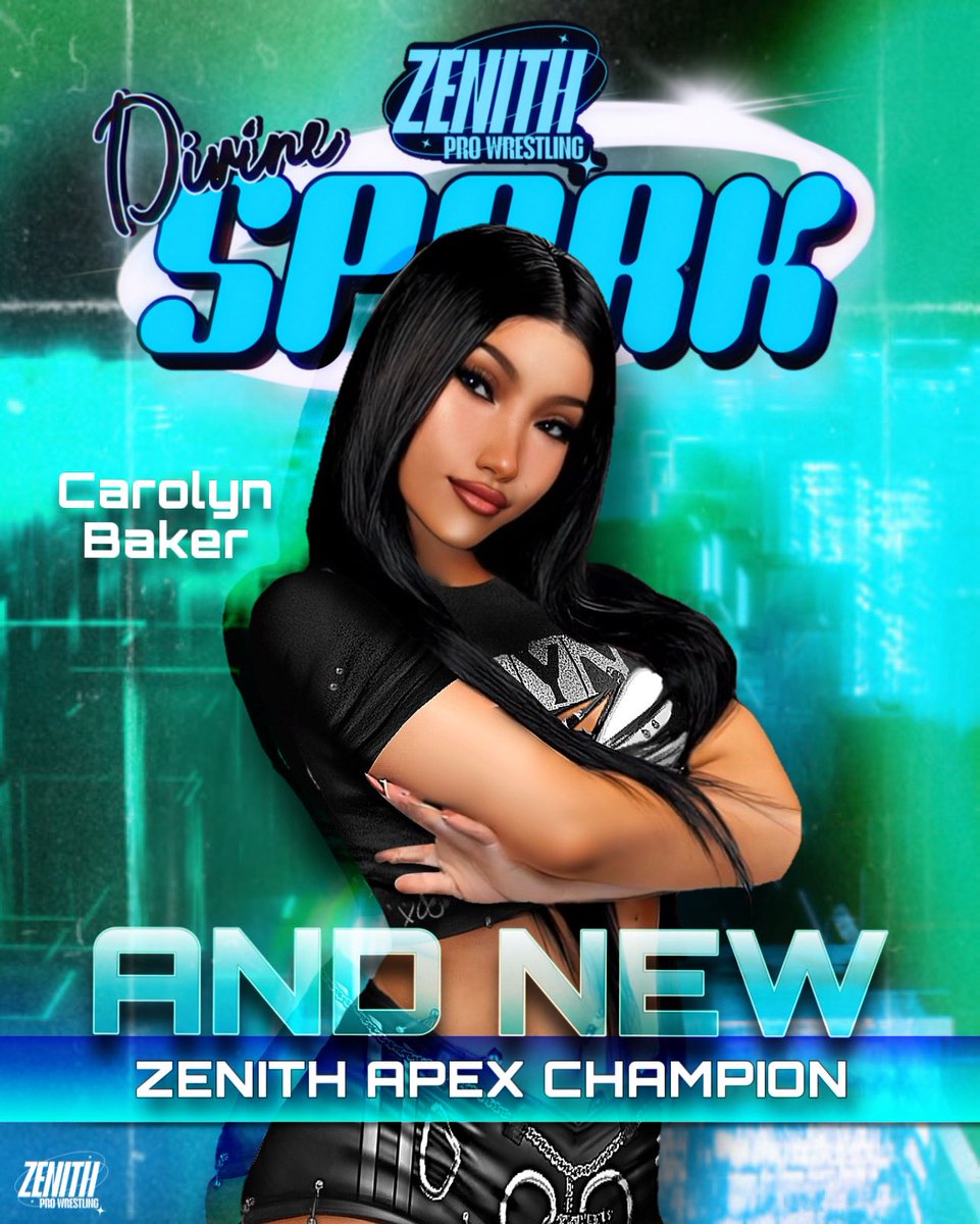 Zenith Pro Wrestling (@zenithpw_) on Twitter photo #ANDNEW
<a href="/TheeAngelicc/">𝑳𝒚𝒏𝒔𝒂𝒏𝒊𝒕𝒚 ♱</a> def. <a href="/KissedByCory/">Tʜᴇ Bᴏᴛᴀɴɪᴄᴀʟ Bᴇᴀᴜᴛʏ</a> to become the INAUGURAL Zenith Apex Champion! Her clever schemes has helped her make HISTORY and capture the gold🌟 #ANDNEW
<a href="/TheeAngelicc/">𝑳𝒚𝒏𝒔𝒂𝒏𝒊𝒕𝒚 ♱</a> def. <a href="/KissedByCory/">Tʜᴇ Bᴏᴛᴀɴɪᴄᴀʟ Bᴇᴀᴜᴛʏ</a> to become the INAUGURAL Zenith Apex Champion! Her clever schemes has helped her make HISTORY and capture the gold🌟