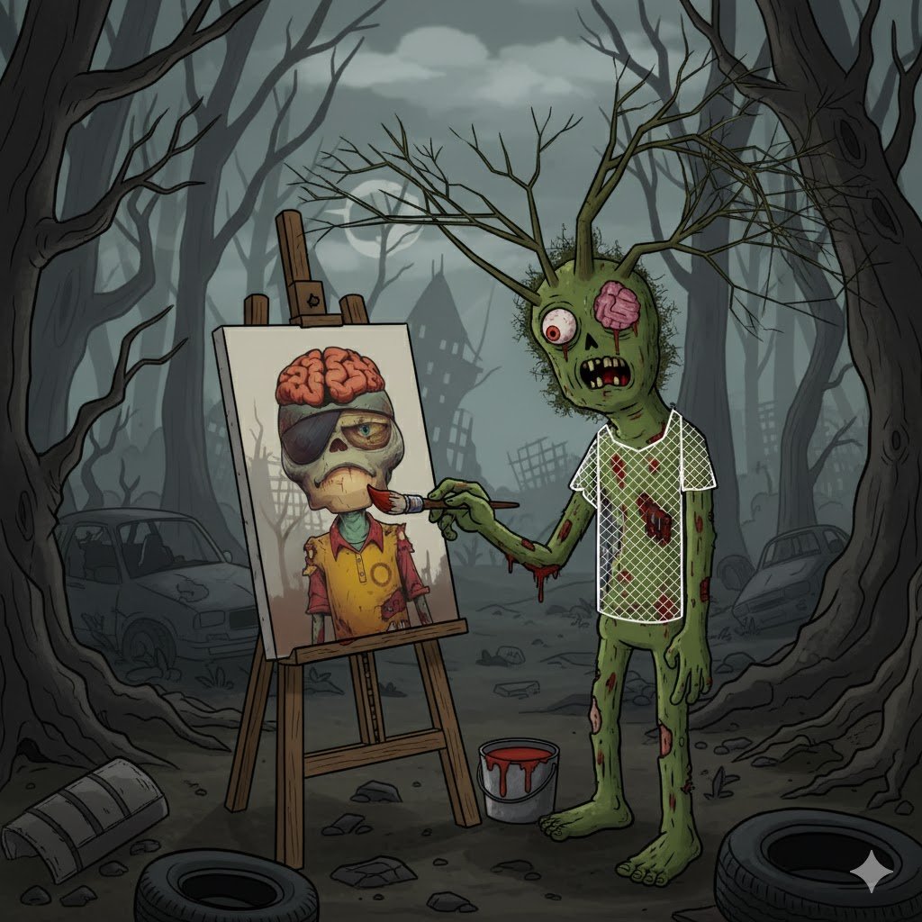 I bet you didn't know that zombie trees (zomtrees?) could paint.  or that the art they produce is really rotten.  

<a href="/ArborealsNFT/">TheArborealsNFT</a> and <a href="/AIRboreals/">AIRboreals 🤖🌳</a> love good art.  so we built built our own app for making it.  

the ArtBoreum.

It's a continuous work in process, but now the doors