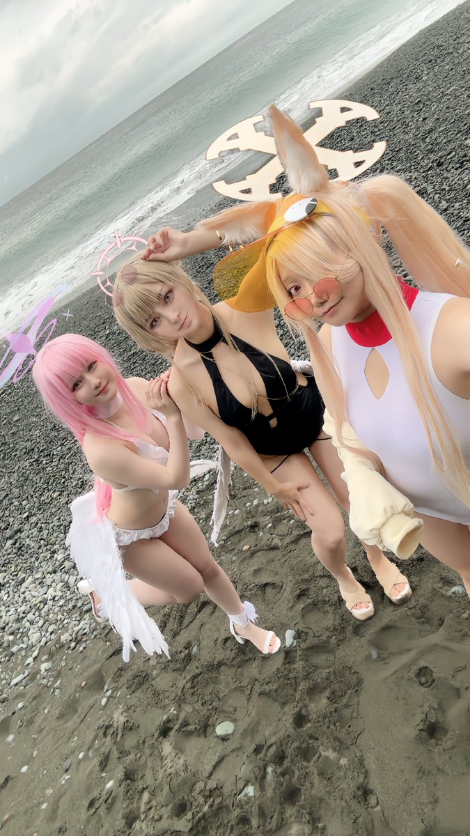 〖Cosplay〗夏気分🌞🌴🌺✨

ミカ（<a href="/mochimaru_toro/">餅丸とろ</a> ）
ナギサ（<a href="/azami_coco/">Azami</a> ）
セイア（<a href="/Kermeros_142/">けるめろす🐺痩せないとよめぴゃできない</a> ）

#まだまだ水着のティーパーティ1004 🫧🫖
#BlueArchiveCosplay