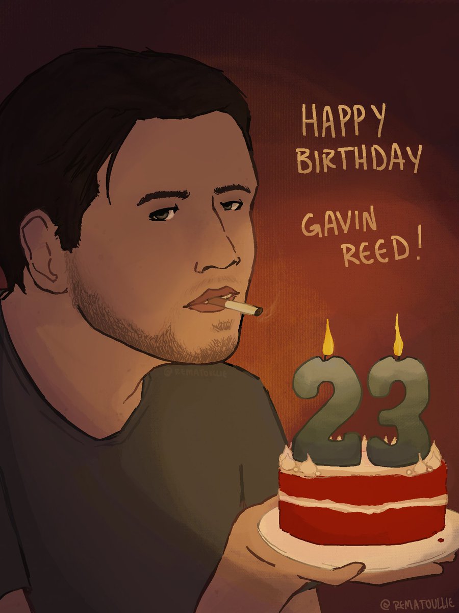 rematoullie's tweet photo. happy birthday unc reedy. ew #dbh #gavinreed #DetroitBecomeHuman https://t.co/yDog3Foib9