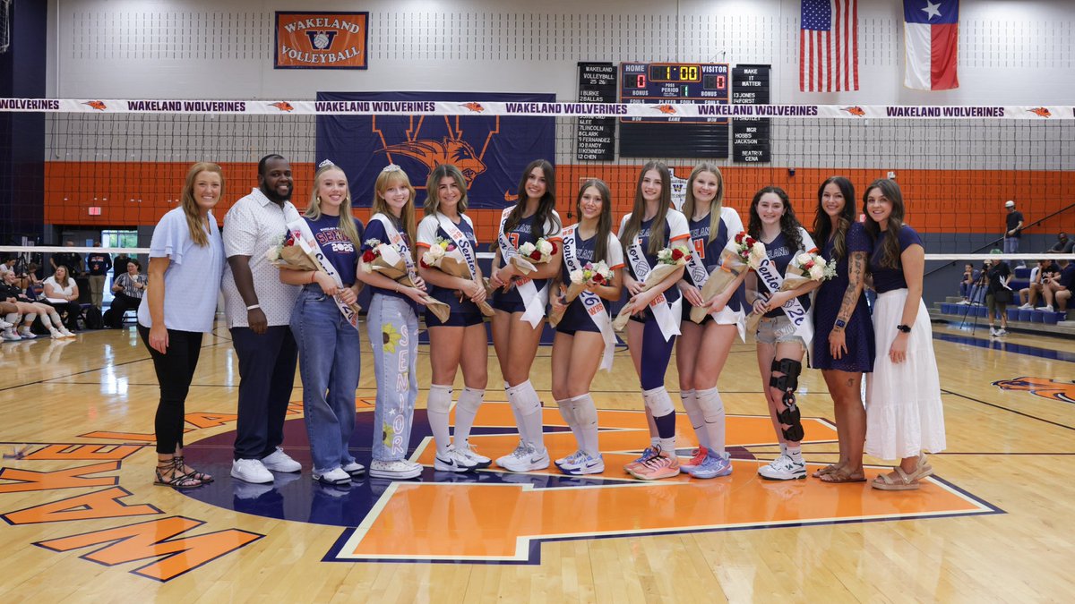 Celebrating Senior night with <a href="/WakelandVB/">Wakeland Volleyball</a>. As always, thank you ladies for allowing me to be a part of your high school volleyball journey. Lots of love! #seniornight #wakelandhighschool #wakelandvolleyball