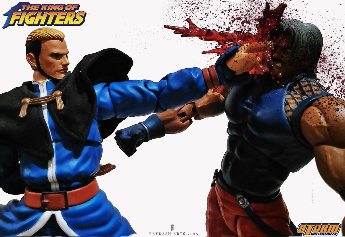 Raydash30's tweet image. from now on you and eye are blood brothers! OK?
#kof #STORMCOLLECTIBLES #raydasharts