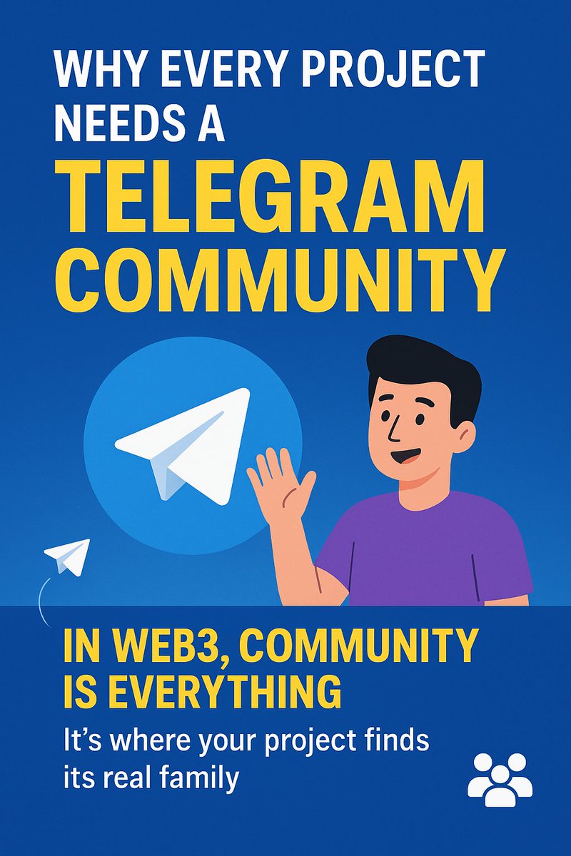 feranmi_ad48425's tweet image. 🧵 Let’s talk about WHY EVERY PROJECT OWNERS OR DEVELOPERS NEEDS A &quot;TELEGRAM COMMUNITY&quot;👇✍️

#DEFİ #Telegramcommunity @animusuno