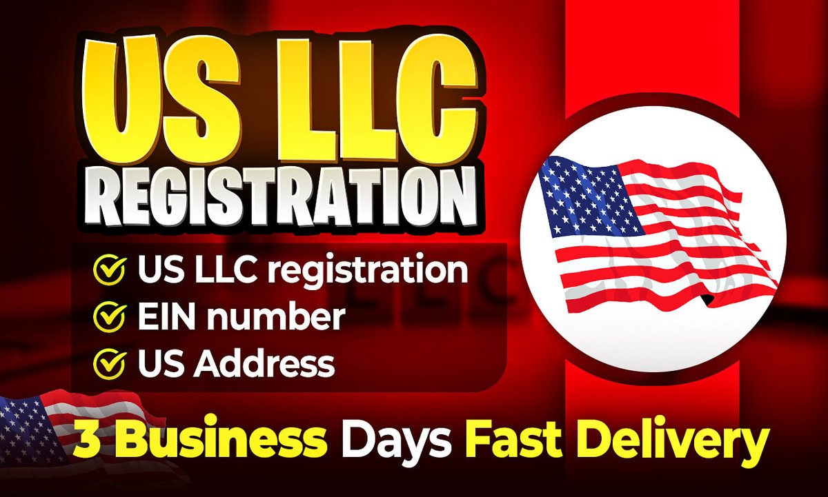 ayoolafawaz61's tweet photo. Company Registration | LLC | LTD | EIN | ITIN | VAT | Tax Filing

I can assure you that I can get your company or business name registered in any country with all verified documents, stamped and approved
#usllc #llcregistration #llc #businessformation
#shopifyllc https://t.co/qZPIzTM2OW