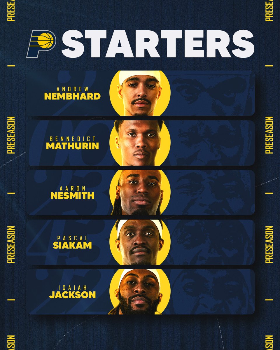 first five of the preseason.