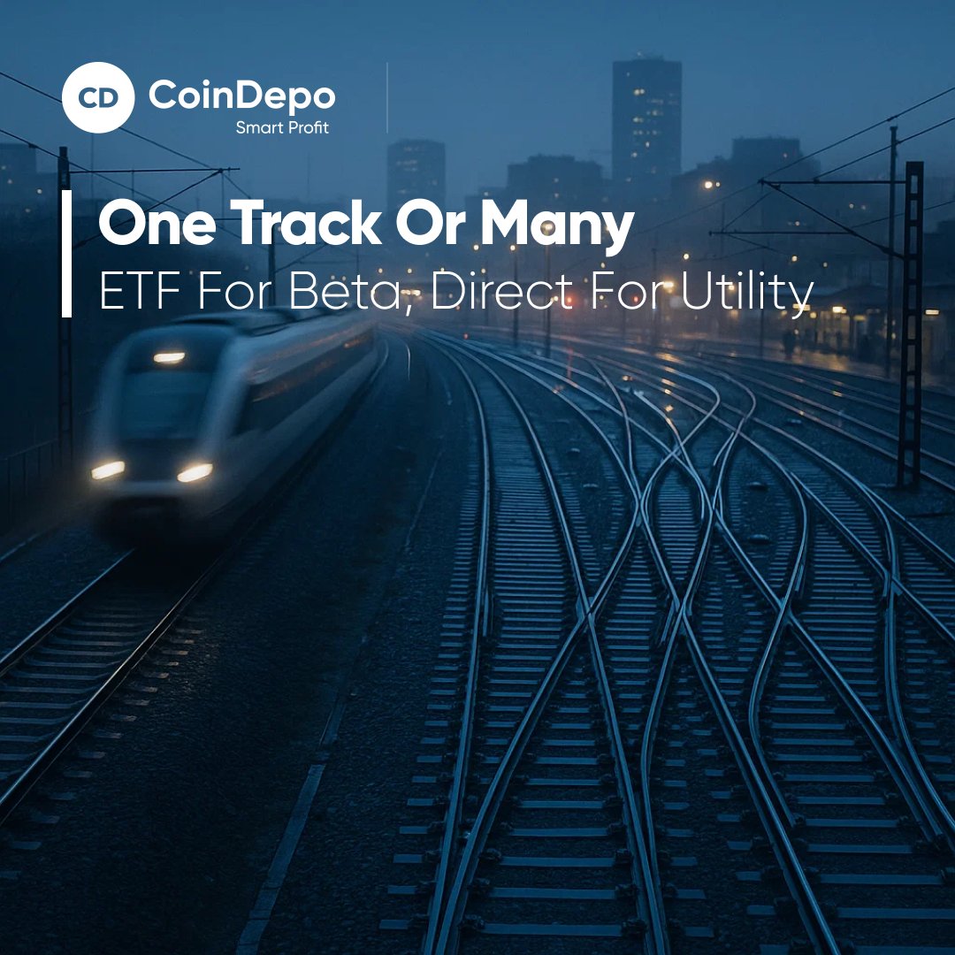 ETF or direct asset: the simplest hands-off path

Match the tool to the job. 
🔹ETF = clean exposure + broker UX for set-and-forget. 
🔹Direct asset = utility: yield options, swaps, custody choice. 

If you want passive beta, pick ETF. If you want exposure + cash-flow tools, hold