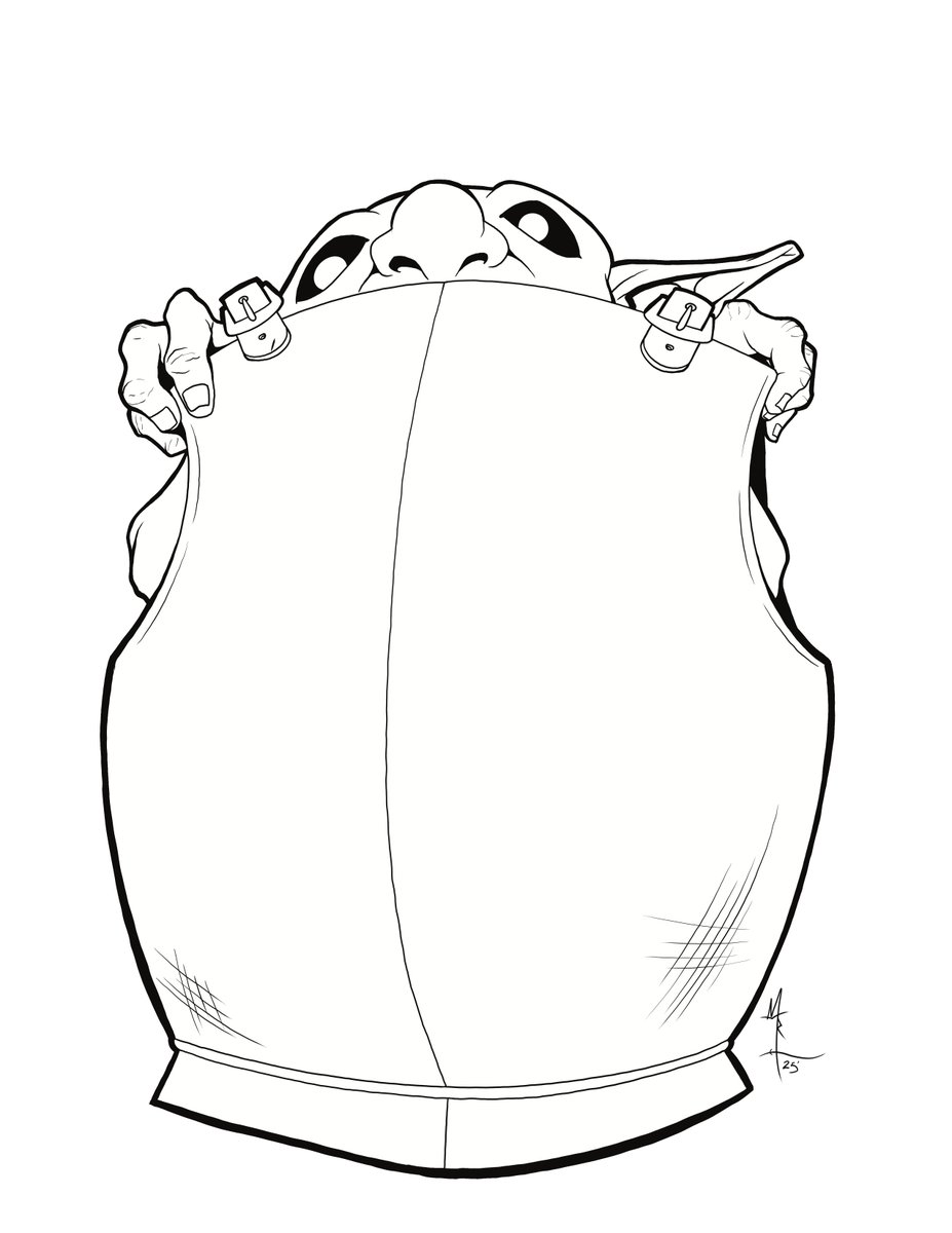 mrlich's tweet image. Super quick one for #Gobtober #Day7 today because I’m traveling. Still, I really like this lil’ bugger!