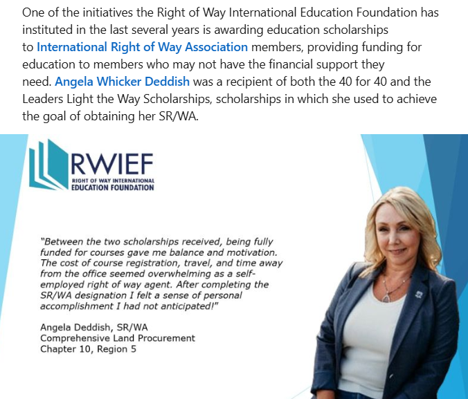Right of Way International Education Foundation tweet media