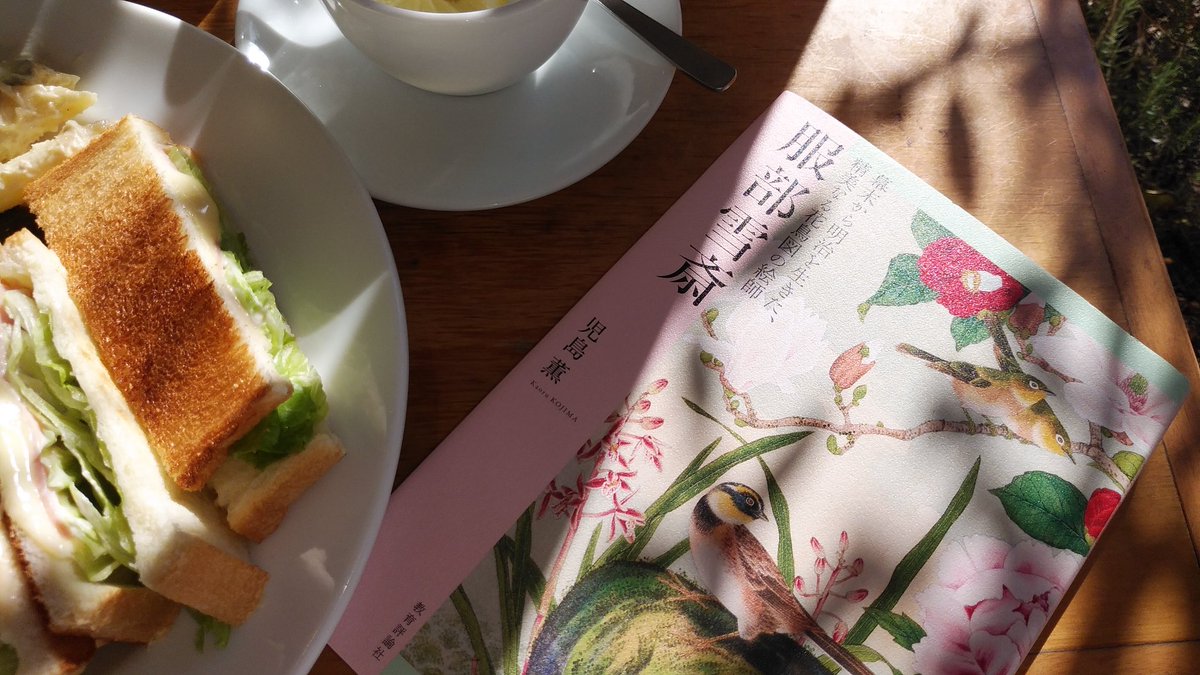 児島薫『服部雪斎』教育評論社
「博物図譜という言葉が一般に広まったのはおそらく一九八〇年代からのことで、荒俣宏が18世紀から19世紀に出版されたヨーロッパの博物図鑑の挿絵について、その描写力や銅版画による再現技術に関する紹介をおこなったことで注目が集まり」

荒俣本は売っちゃったなあ