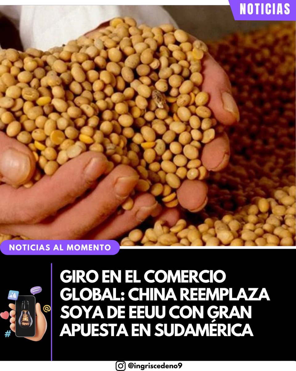 CedenoIngris's tweet image. 🟢🟢🟢¡El mundo está cambiando! China ha dejado de lado a su principal vendedor de soya, los Estados Unidos y ha optado por sustituirlo con Brasil y países de América Latina 💪🏻 #VenezuelaConPalestina

venezuela-news.com/giro-en-el-com…