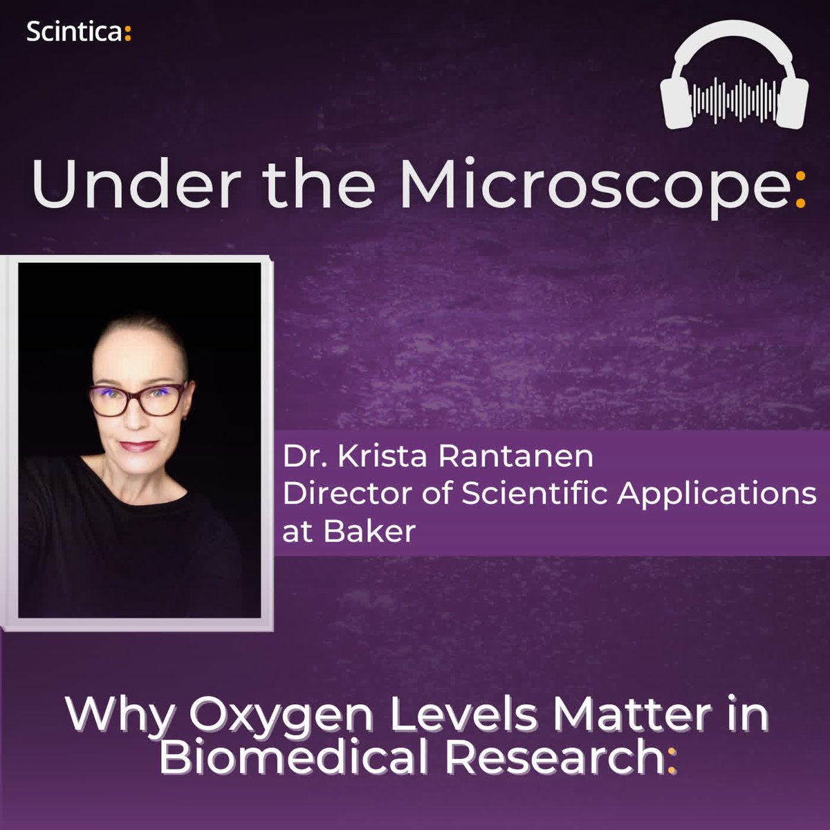 Scintica (@scinticainst) on Twitter photo 🌬️ Most labs culture cells at 21% O₂—but human tissues live at much lower levels.
Why does this matter? #Oxygen changes cell behavior, gene expression & metabolism.
🎙️ Dr. Krista Rantanen explains how mimicking real O₂ leads to better science.
👉 bit.ly/4nMdPRw 🌬️ Most labs culture cells at 21% O₂—but human tissues live at much lower levels.
Why does this matter? #Oxygen changes cell behavior, gene expression & metabolism.
🎙️ Dr. Krista Rantanen explains how mimicking real O₂ leads to better science.
👉 bit.ly/4nMdPRw