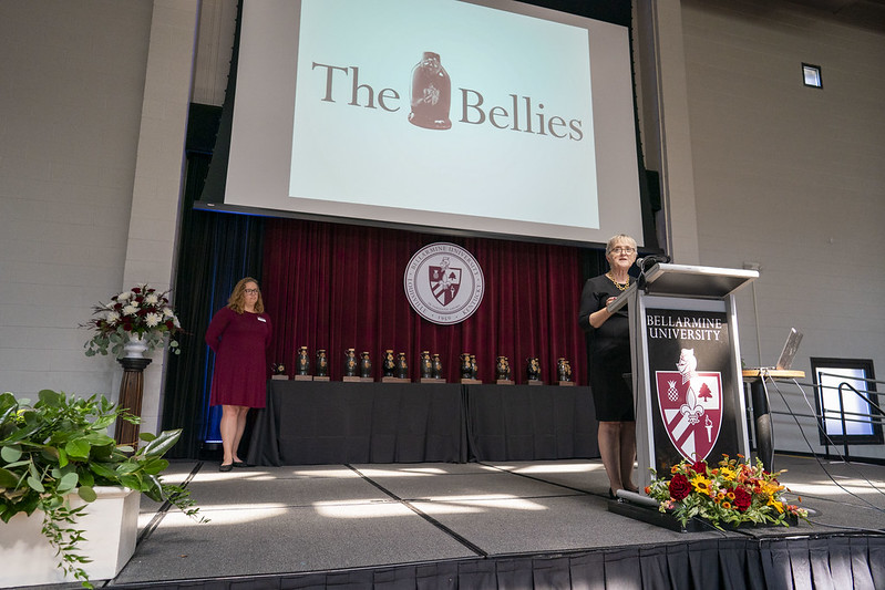 On October 3, we celebrated our 75th anniversary and honored the faculty &amp; staff who embody Bellarmine’s values. Congrats to our Bellie Award winners and those recognized for many years of service. Thanks for shaping lives, uplifting communities, and helping our Knights succeed.