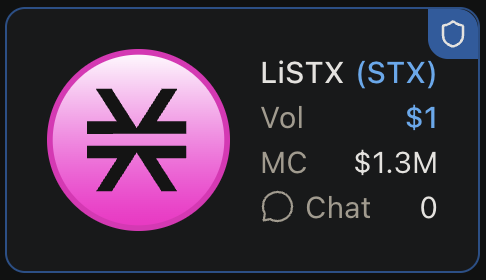 🚀 Shipped:

⚡️ Cached exchange rates 

📊 No more loading jumps!

🔄 $LiSTX swap UI with share-based post conditions

Speed + accuracy = 💯