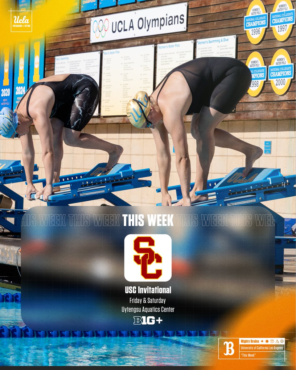 Ready for the season 👀

Bruins are headed across town for the USC Invite this Friday and Saturday!

#GoBruins