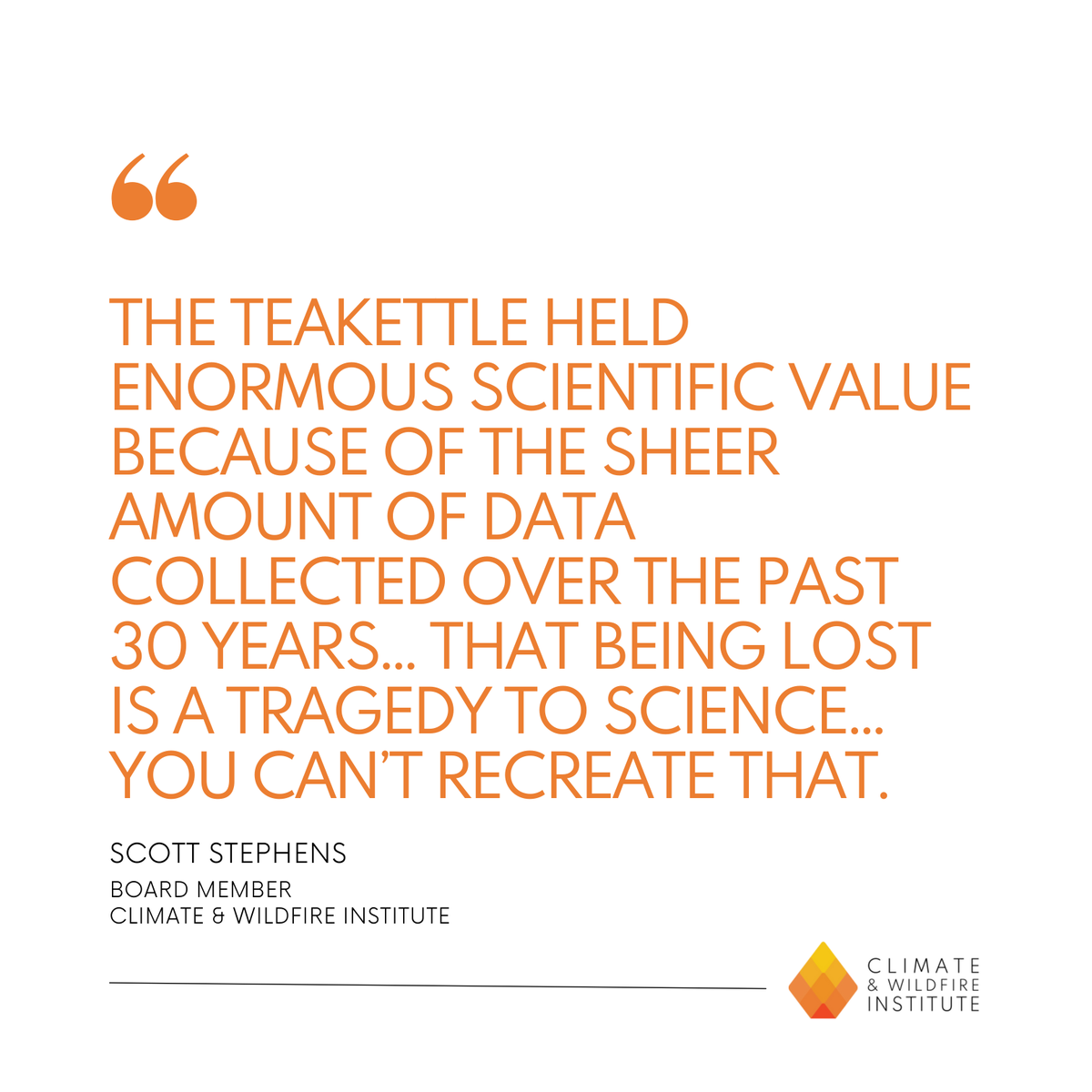 Climate & Wildfire Institute tweet media