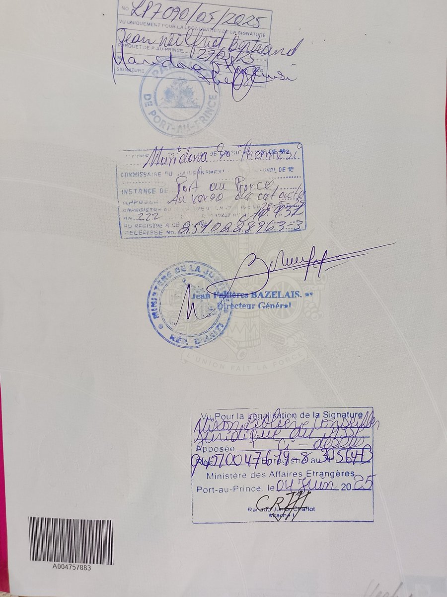 MultiVedtech's tweet photo. Ou vle rezoud problem Dokiman w pa vre;

Paspò an ijans
Legalizasyon
Diplòm
Extrè Achiv ....

Ebyen vini nou jerew nn ✍️

#viral https://t.co/r939ON1Tyb