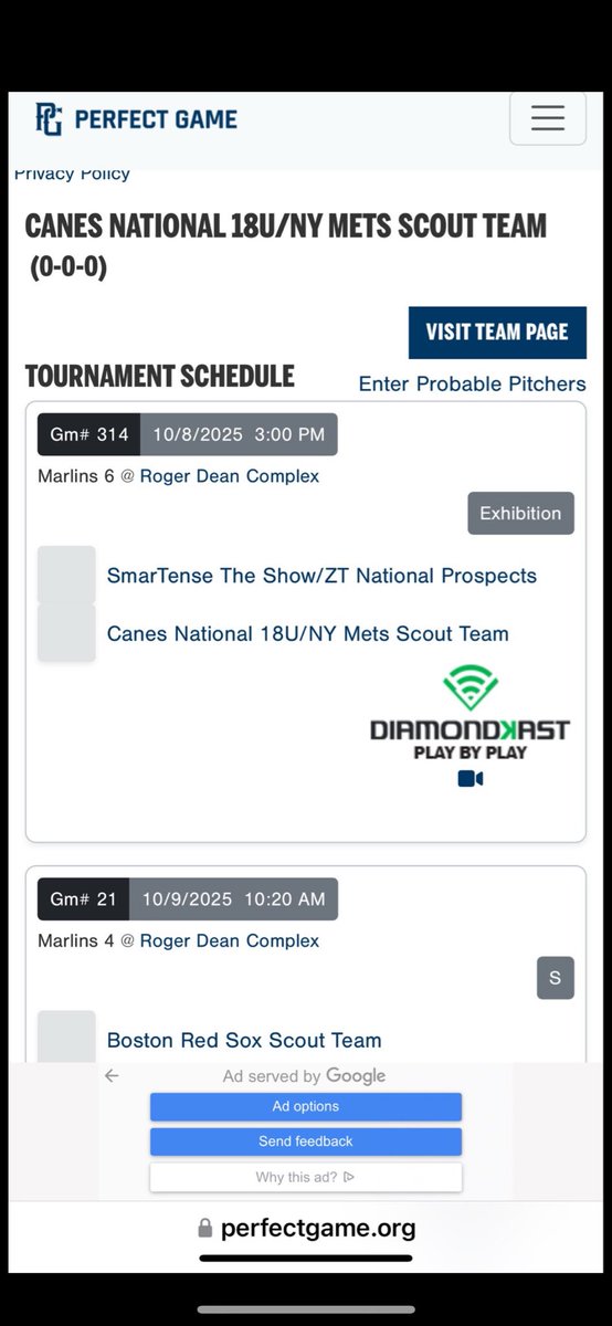 I will be pitching in Jupiter Fl for Canes National/NY Mets Scout Team Wednesday 10/8

<a href="/PDGABASEBALL/">PDG Academy Generals</a> 
<a href="/TheCanesBB/">Canes Baseball</a> 
<a href="/FocusPerformVA/">Focus Performance Center</a>