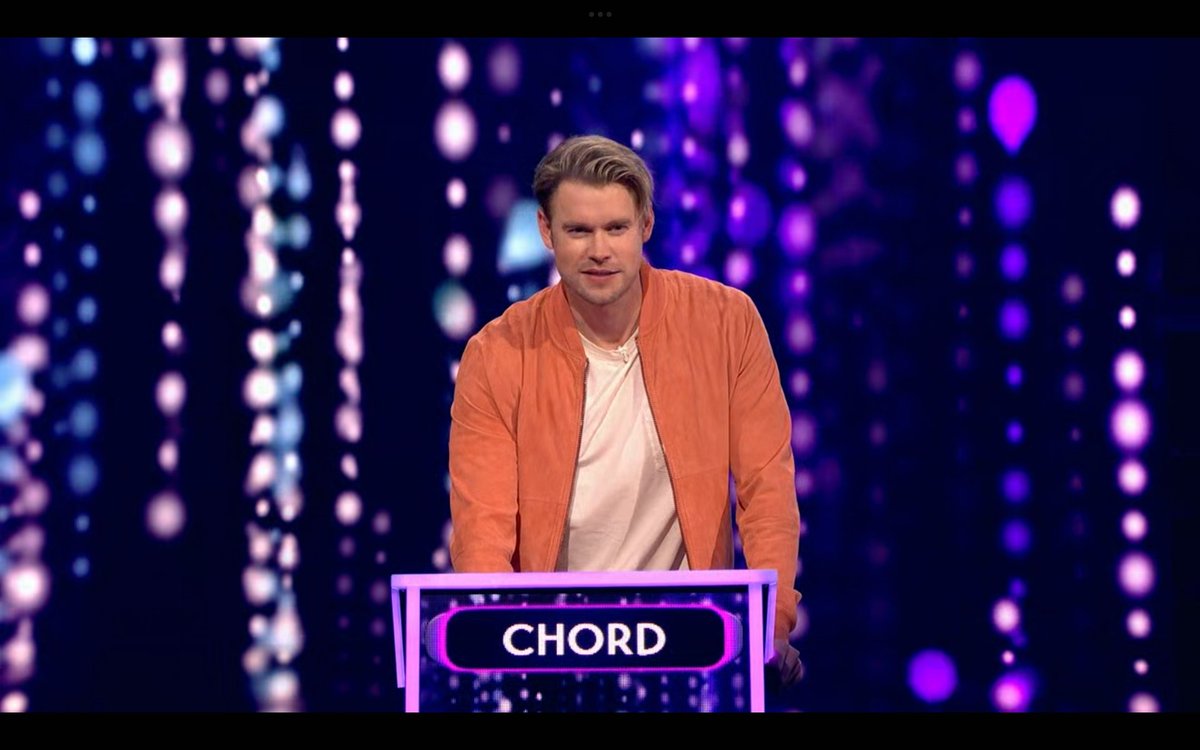 PCOBmidias's tweet photo. 📷|Screenshot do Chord Overstreet no  episódio do Celebrity Name That Tune.  Episódio, que foi ao ar na FOX em 6 de outubro de 2025. https://t.co/eOqKrWE4Gk