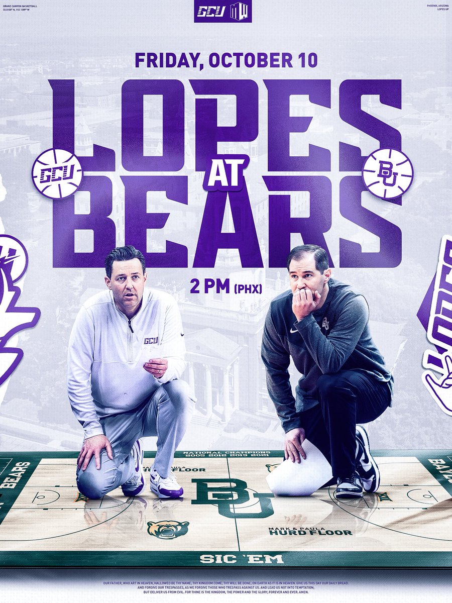 GCU_MBB's tweet image. Brothers battle in Waco this Friday ✈️

Listen live on the GCU Radio Network in the GCU Lopes app with pregame coverage beginning at 1:30 P.M.