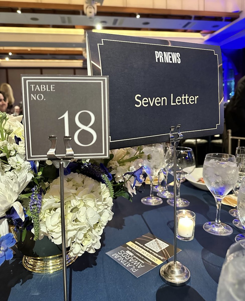 Live from the 2025 <a href="/PRNews/">PRNEWS</a> Awards Gala in NYC, it’s Seven Letter! CONTROL is up for Podcast of the Year and the National Medal of Honor Museum team is nominated for best Nonprofit Campaign of the Year. Stay Tuned!