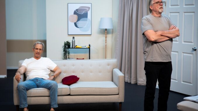 Chicago_Splash's tweet image. Parallel Process, penned by David Kohner Zuckerman, explores hidden burdens between two Vietnam vet brothers in a powerful new play opening in L.A.
 🔗 Parallel Process Review bit.ly/4nKdwGS 
 @SplashMagWW #ParallelProcess #TheaterLA #VeteranStories