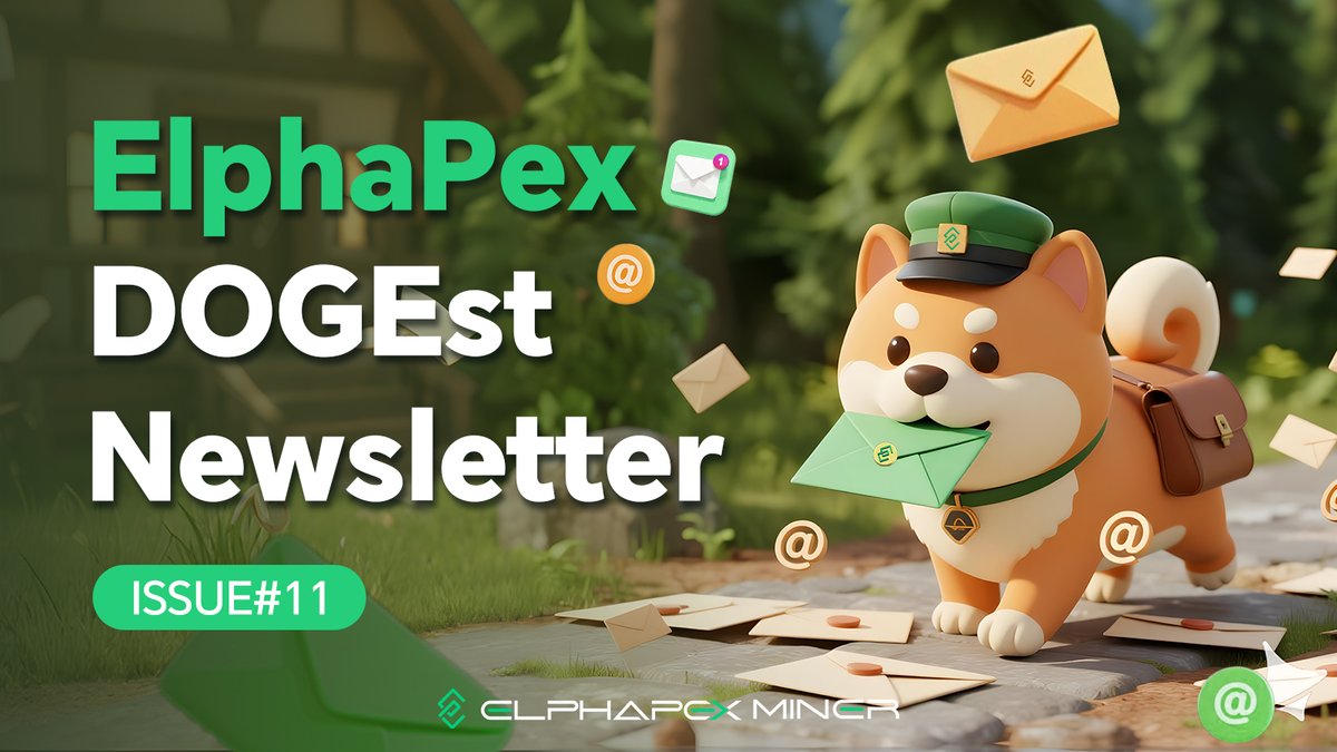 ElphaPex's tweet image. DOGEst Newsletter #11 is out!

September recap: KuMining partnership, Blockchain Life giveaway, F2Pool reviews, Creator content and more.

Subscribers got it first! Get early access here:
elphapexs-newsletter.beehiiv.com/p/dogest-newsl…