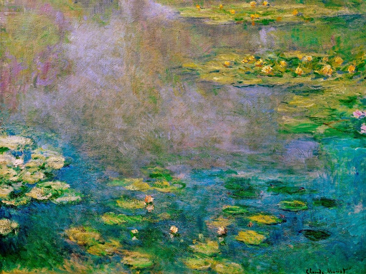 Water Lilies - 1906 #artbots #monet