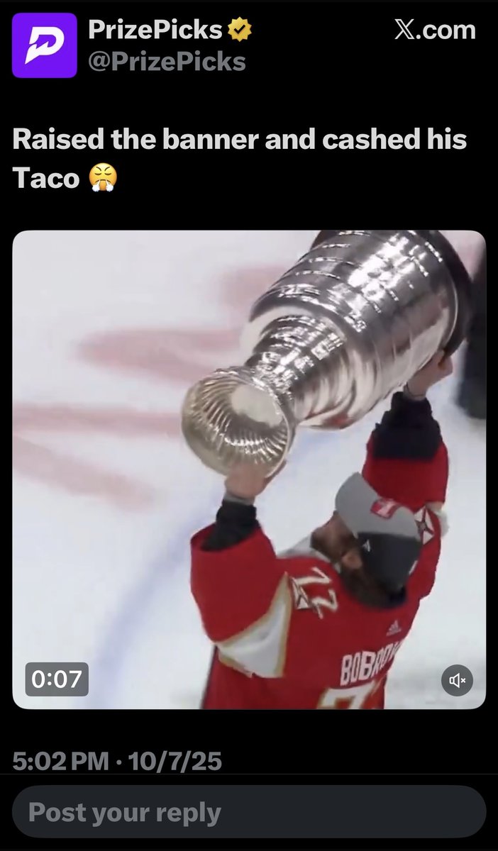 🚨🚨 RETWEET THIS NOW 🚨🚨

Why delete this post PrizePicks???

This is actually messed up. How are you going to announce the play hit and take it back?

This is actually bad business practice if they don't cash this Taco.