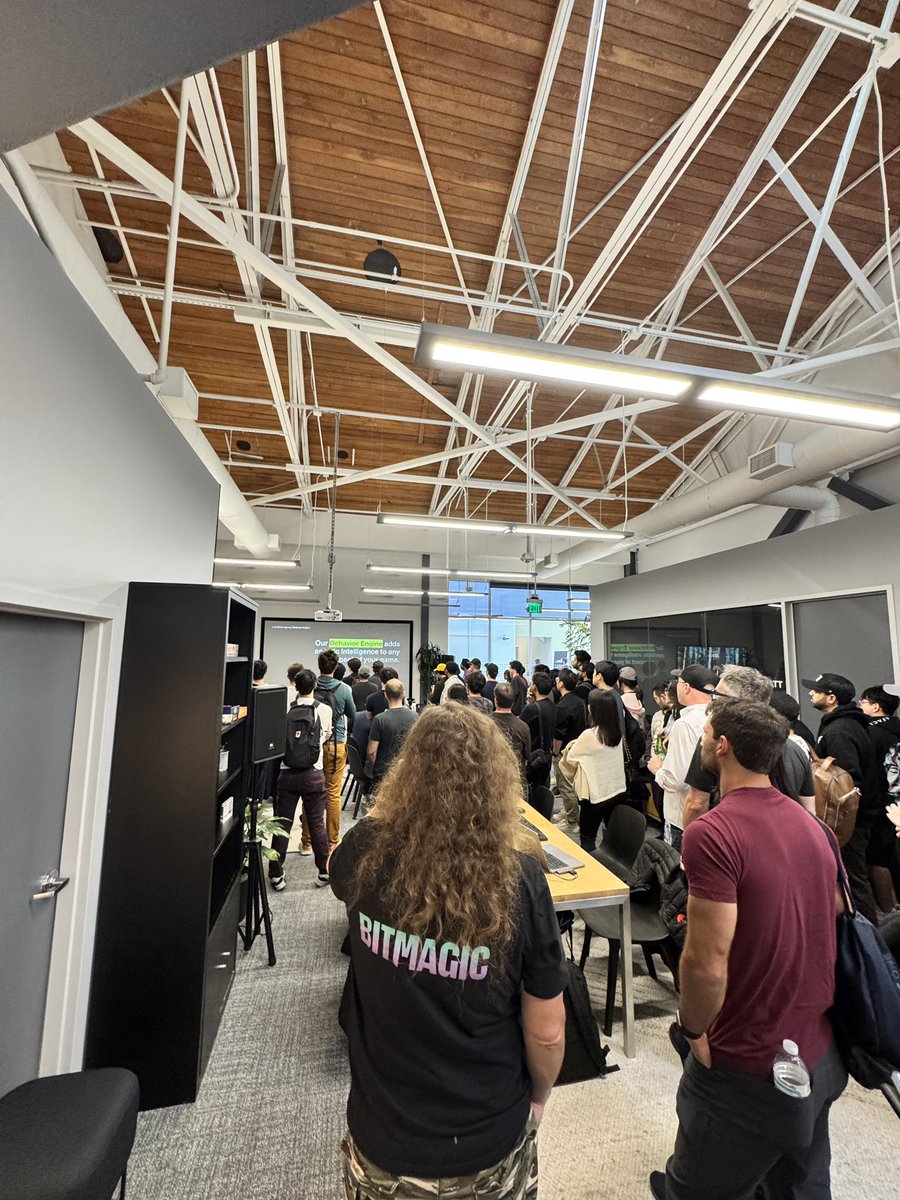 waynesutton's tweet image. Wow! The AIxGames: Playing with Inference Mixer @convex_dev is packed!- #SFTechWeek @Techweek_