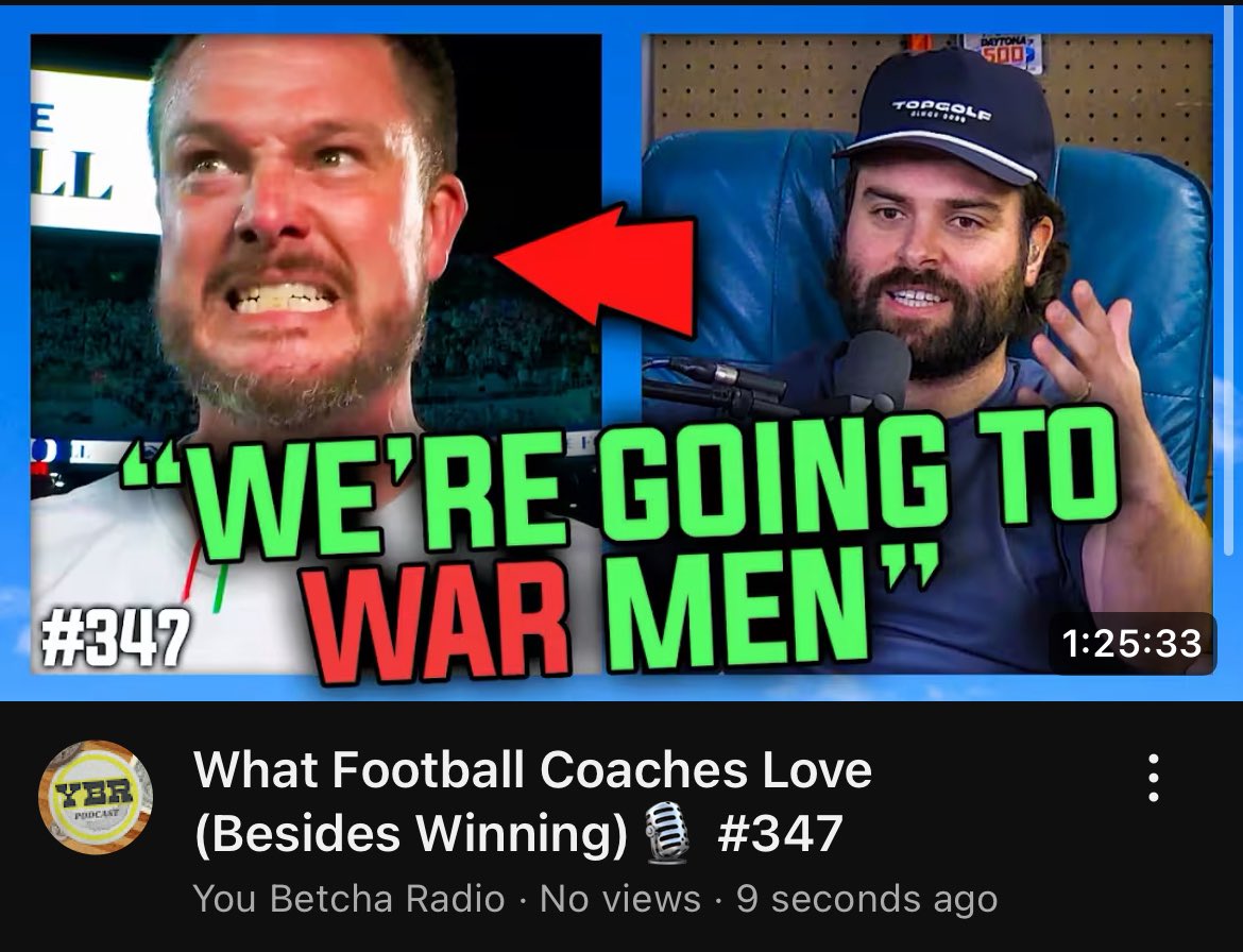 NEW EPISODE WATCH NOW ON THE YOUTUBE MACHINE

Football Coaches 🏈 
Dancing With The Stars ⭐️ 
And 5 Rounds of “Guess Who” 🗣️

youtu.be/z9yQXJCwV2E?si…