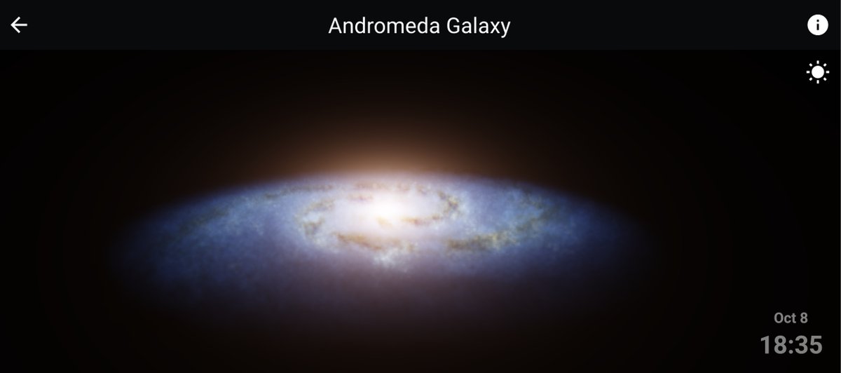 Your favorite galaxies just got a massive upgrade. In case you missed it, you can now explore selected galaxies in immersive 3D!

​Pictured: The stunning new view of Andromeda (M31). This is a game-changer.
​#SpaceApp #Galaxies #NewFeature