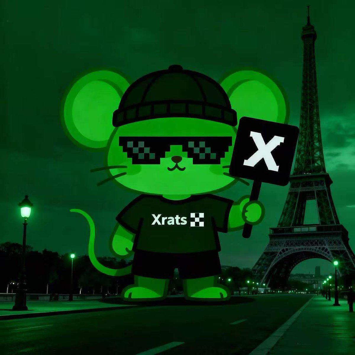 建设 $Xrats 第30天，让 $Xrats 感染每一个钱包！终于满月啦！
