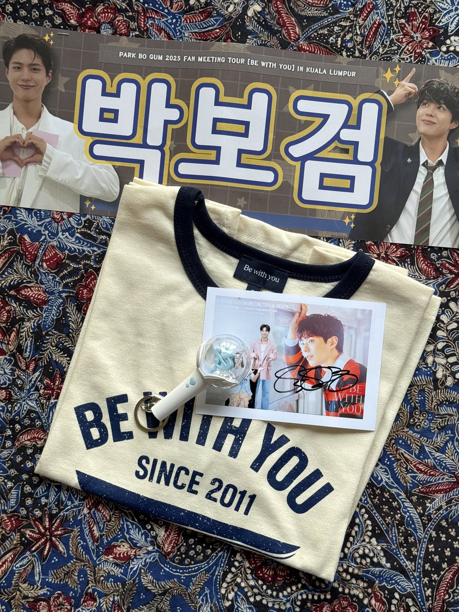 PARK BO GUM Be with you パクボゴム ファンミTシャツ PARK BO GUM Be with you パクボゴム ファンミTシャツ 2025.08.01