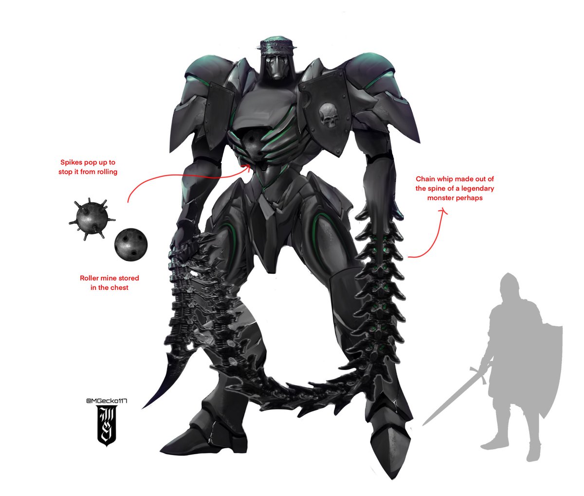 Mortisdiciar-FA1 done by the fantastically talented <a href="/MGecko117/">Mæster Gekko</a> 

Thank you so crafting this mechanize machine of death. This will be use in one of my D&amp;D campaign. Also Happy Early Halloween 🎃!!!!